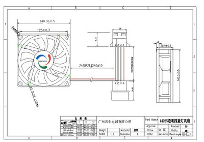 批發(fā)超靜音機(jī)箱風(fēng)扇 探索14025透明藍(lán)光風(fēng)扇的散熱魅力